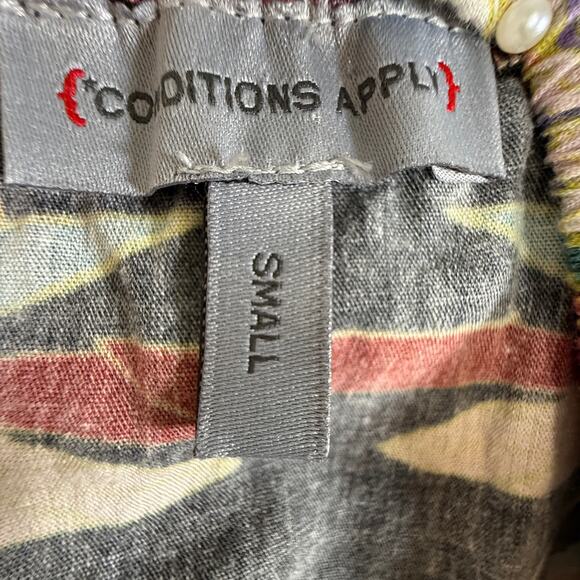 Anthropologie Conditions Apply Maxi Dress Puff Sleeve Open Back Cottagecore | S - Picture 4 of 15